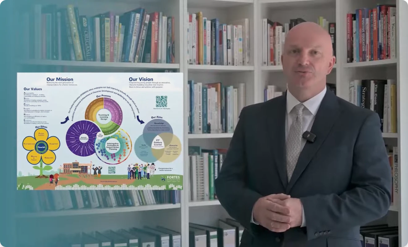 a rigorous ambitious education video thumbnail